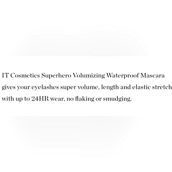 IT COSMETICS SUPERHERO VOLUMIZING WATERPROOF MASCARA. - Picture 13 of 16